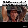 Indian scammer meme