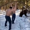 oso ayuda a este entrenamiento ruso