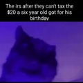 IRS and birthday money