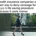Health insurance dark humor