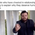 cheating people