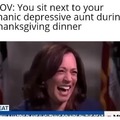 Dongs in a thanksgiving dinner