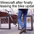 Minecraft released the bike update