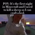 First night in Minecraft - Minecraft meme ft Breaking bad