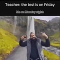 Test on Friday