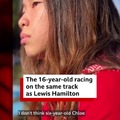 16-year-old Chloe is part of F1 Academy, the new branch of Formula 1 hoping to get women to the top of the sport.