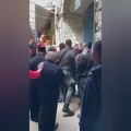 Jews attack a christian church