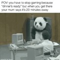you have to stop gaming