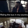 Riding the bus