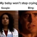 Crying baby. Bing: