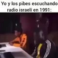 contexto: en 1991 el chupaverga de saddam hussein ataco israel y el meme trata sobre una transmisión israelí cortada por una transmisión de emergencia.