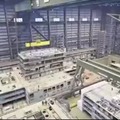 The construction of a massive cruise ship taking 6 years in total.