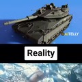 Tanques expectativa vs realidad