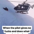 Skilled helicopter fpilot