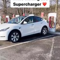 Waiting at the supercharger