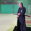 Cutting a baseball with a samurai sword