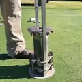 Hole maker for golf courts