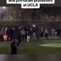 The office of California's governor has criticised the police response to violence on campus at the University of California, Los Angeles.