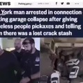 Man arrested for giving homeless people pickaxes and telling them there was a lost crack stash