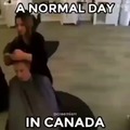 A normal day in Canada