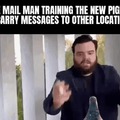 Mail man stonks