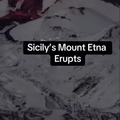 Sicily's Mout Etna erupted on Friday