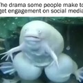 The drama some people make to get engagement on social media