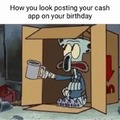 Cash app on your birthday
