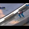 Incredible ski jump