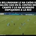 Meme de Bellingham en la Champions