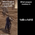 What weapon mastery is