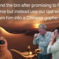 Chinese gopher meme