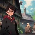 Harry potter in Ghibli style