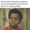 Dumbledore gives Ron 50 points