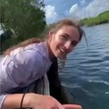 Pescando con una salchicha