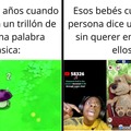 *hace un chiste acerca de que los bebés son negros jugando un juego de un perro que repite cosas*