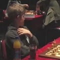 13 yo Magnus Carlsen annoying Garry Kasparov