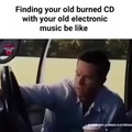 Old burned CD
