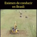 Exámen de conducir en Brasil