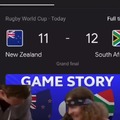 South Africa held off New Zealand to win a record fourth Rugby World Cup