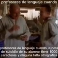 Profesores de lengua