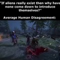 Average human disagreement
