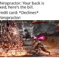 Chiropractor meme