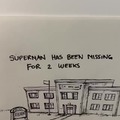 Superman drawing meme