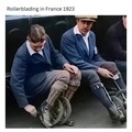 Rollerblading in France 1923