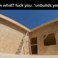 Yes, unbuilt the house