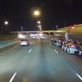 A truck carrying fuel goes out of control