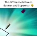 Difference between Batman and Superman