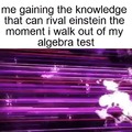 Algebra test