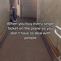When you buy all the tickets on a flight
